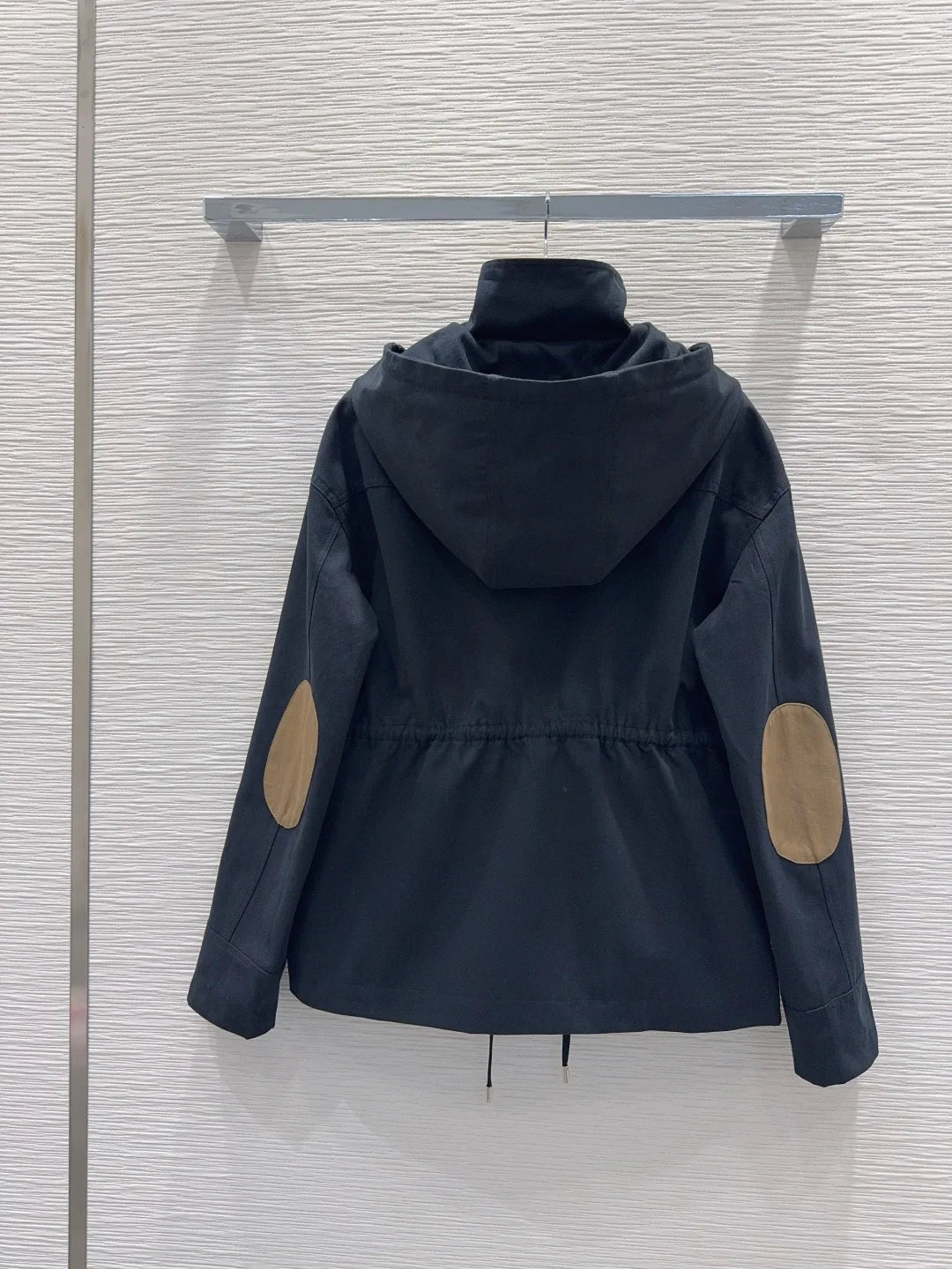 25 autumn/winter new women's fashion versatile loose waist hooded workwear windbreaker jacket cotton jacket top