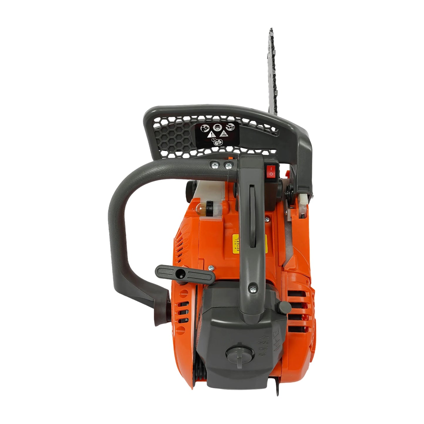 12 Inch Gas Chainsaw 25.4CC 1.22HP Gas Powered Chain Saws 2 Stroke Handheld Gasoline Chainsaw with Guide Plate Cover