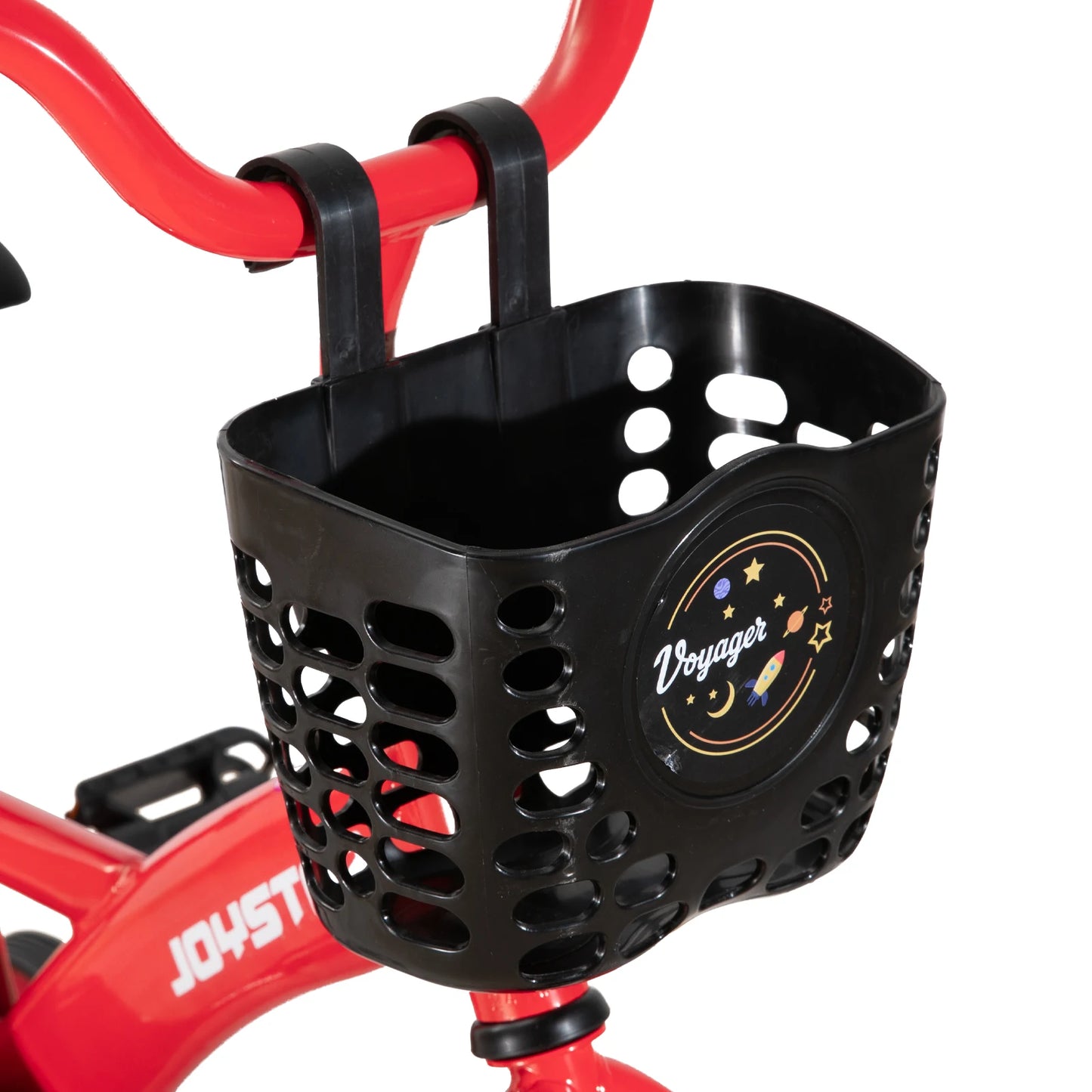 JOYSTAR Kids Bike for Boys and Girls Ages 1-4 Years, Toddler Bike with Training Wheels & Basket, Detachable Parent Push Handle