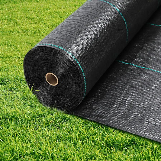 Weed Barrier Landscape Fabric Garden Fabric Woven Weed Control Driveway Geotextile Fabric Garden Cloth for Greenhouse Flower Bed