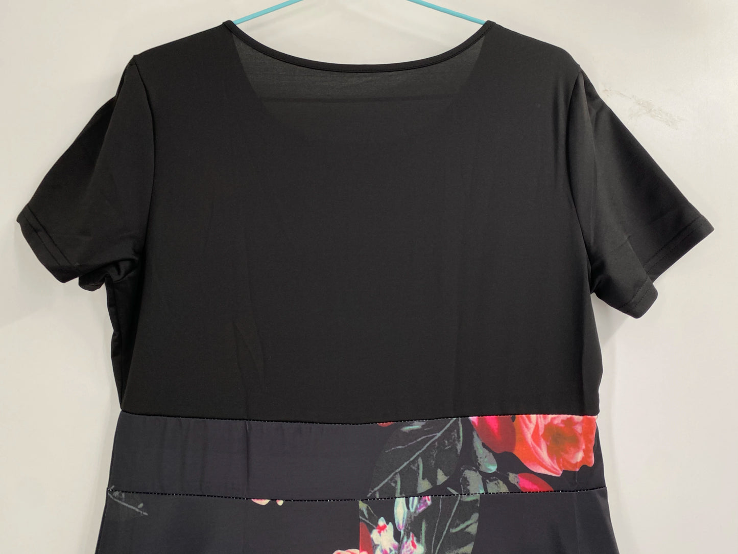 Large Size Polka Dot Print Seam Dress, Dignified And Elegant Slim Round Neck Short-sleeved Vest Dress, Spring And Summer, Women'