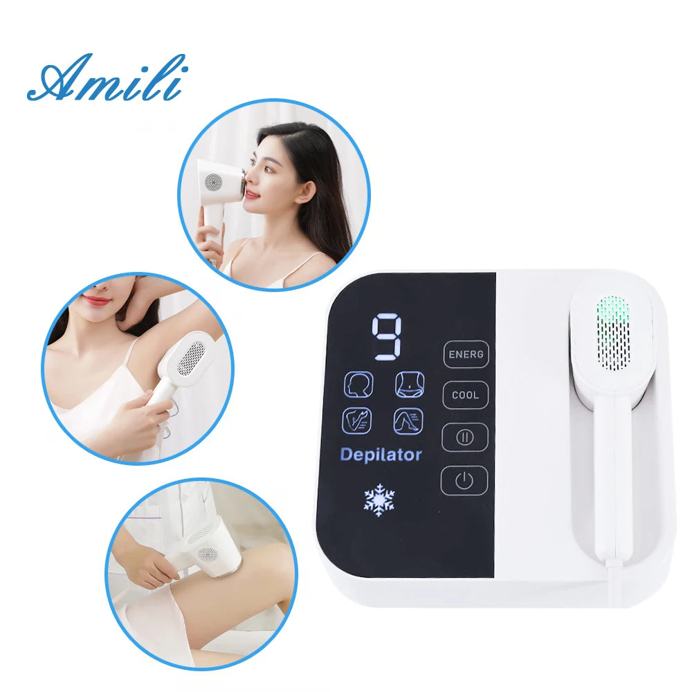 IPL Laser Hair Removal Device Beauty Salon Grade Home Hair Remover Device with Cooling System, IPL Body Painless Laser Hai