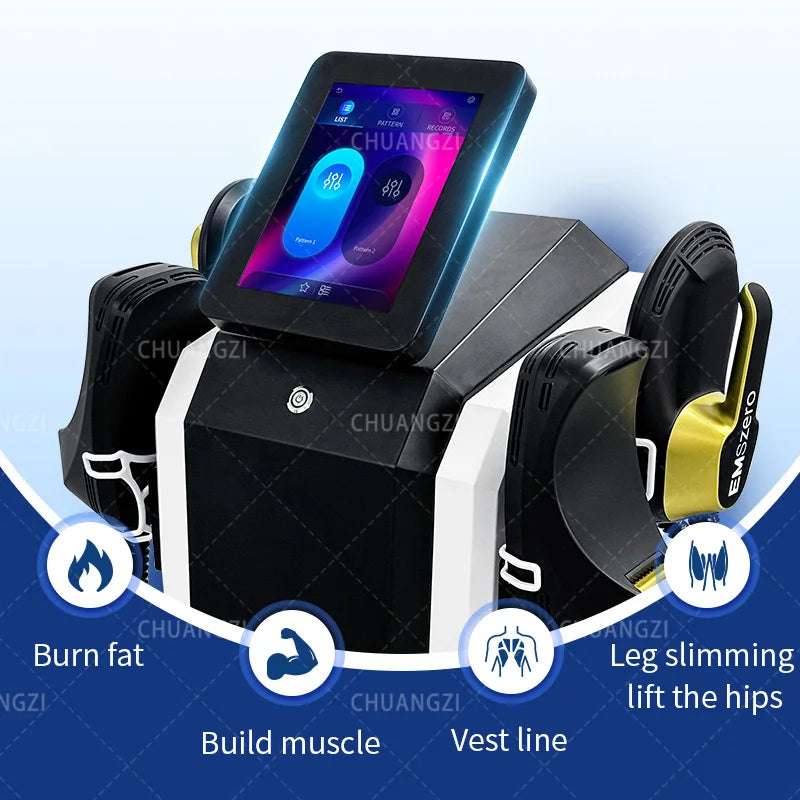 EMS Machine NEO RF EMS Electromagnetic Muscle Stimulator PRO Ultra Professional Sculp 6500w 5 Handle Pelvic Girdle
