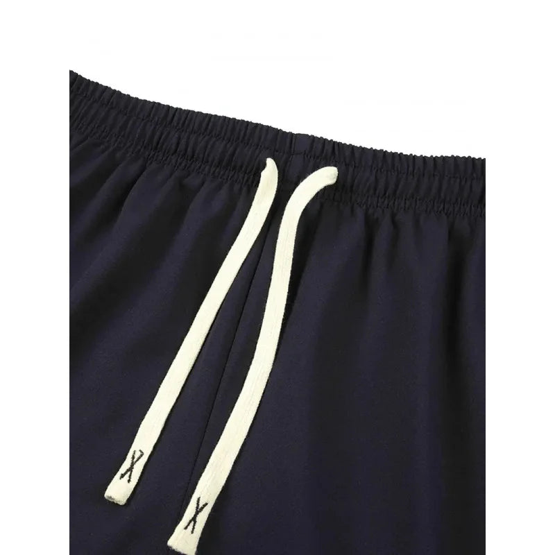 MILANO ITALY Letter Print Men's Two-Piece Set,Casual round neck short sleeves T Shirt and Pocket Drawstring Shorts,Cool and Comf