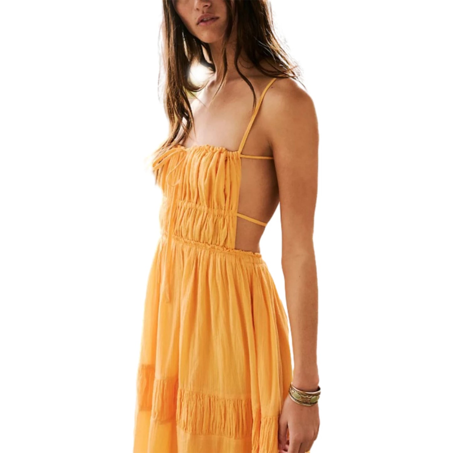 Elegant Floral Print Maxi Dress with V-Neckline and Ruffled Hem Perfect for Summer Parties and Beach Vacations