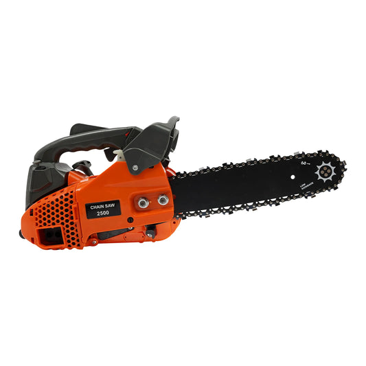 12 Inch Gas Chainsaw 25.4CC 1.22HP Gas Powered Chain Saws 2 Stroke Handheld Gasoline Chainsaw with Guide Plate Cover