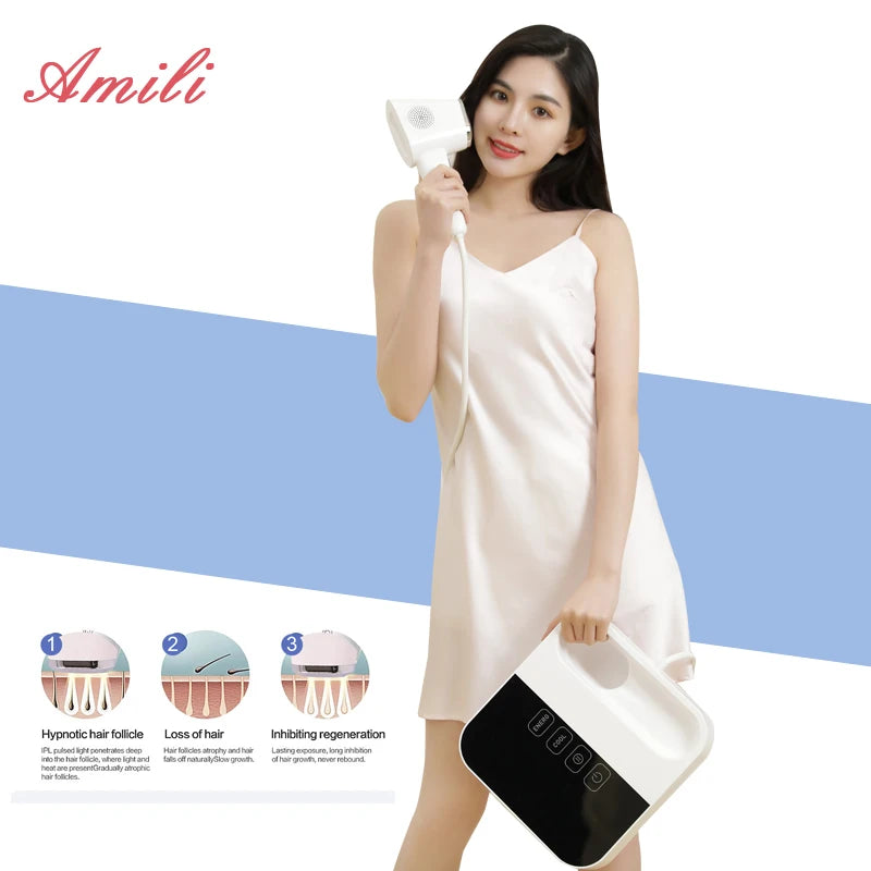 IPL Laser Hair Removal Device Beauty Salon Grade Home Hair Remover Device with Cooling System, IPL Body Painless Laser Hai
