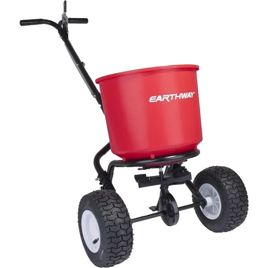 2600A-Plus 40 LB (18 KG) Walk-Behind Broadcast Fertilizer Spreader, Garden Seeder