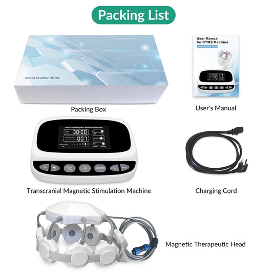 ZJKC Transcranial Magnetic Stimulator rTMS Brain Therapy Machine Modulate Brain Activity Transcranial Stimulation Device