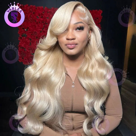 613 Hd Lace Frontal Wig 13X6 Body Wave Human Hair Wigs Pre Plucked Brazilian 30 Inch Blonde 13x4 Lace Front Wig 100% Human Hair