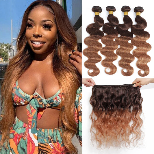 Body Wave Ash Blonde Bundles Human Hair 3 bundle Wavys Weave Extensions Human Blonde Hair Extensions Brazilian 100% Unprocessed