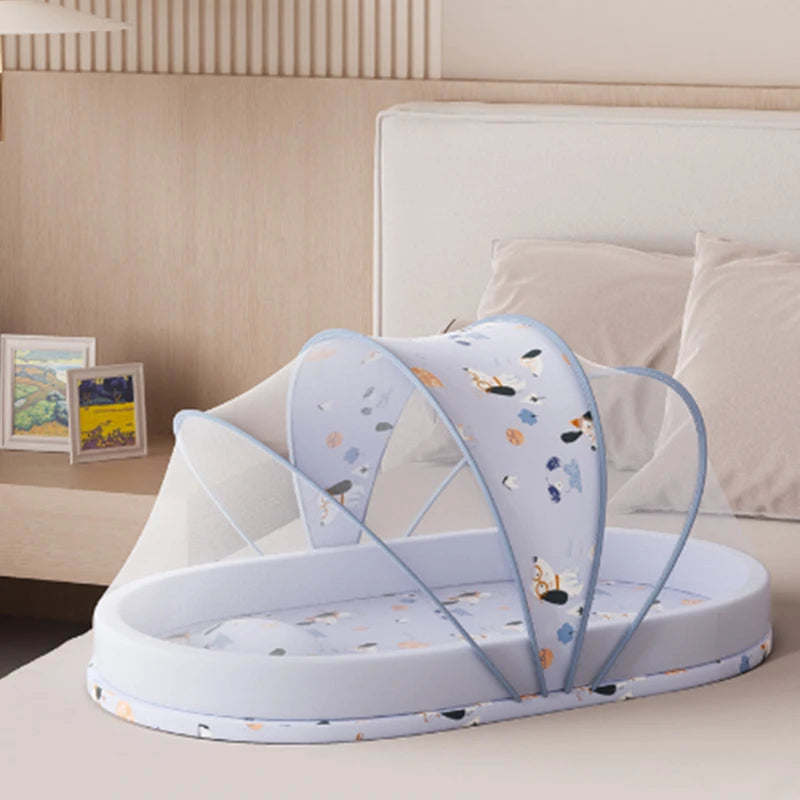 2025 Portable Bb Bed In Bed Mosquito Net Bionic Anti-Pressure Baby Crib Foldable Newborn Bed