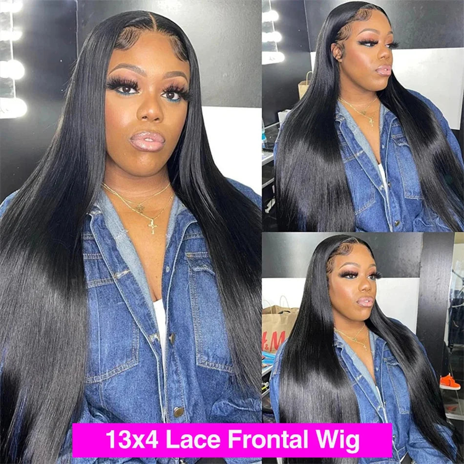 30 40 Inch Straight Lace Front Wigs Human Hair 13x6 Hd Lace Frontal Wig 13x4 Bone Straight Human Hair Wigs For Black Women Remy