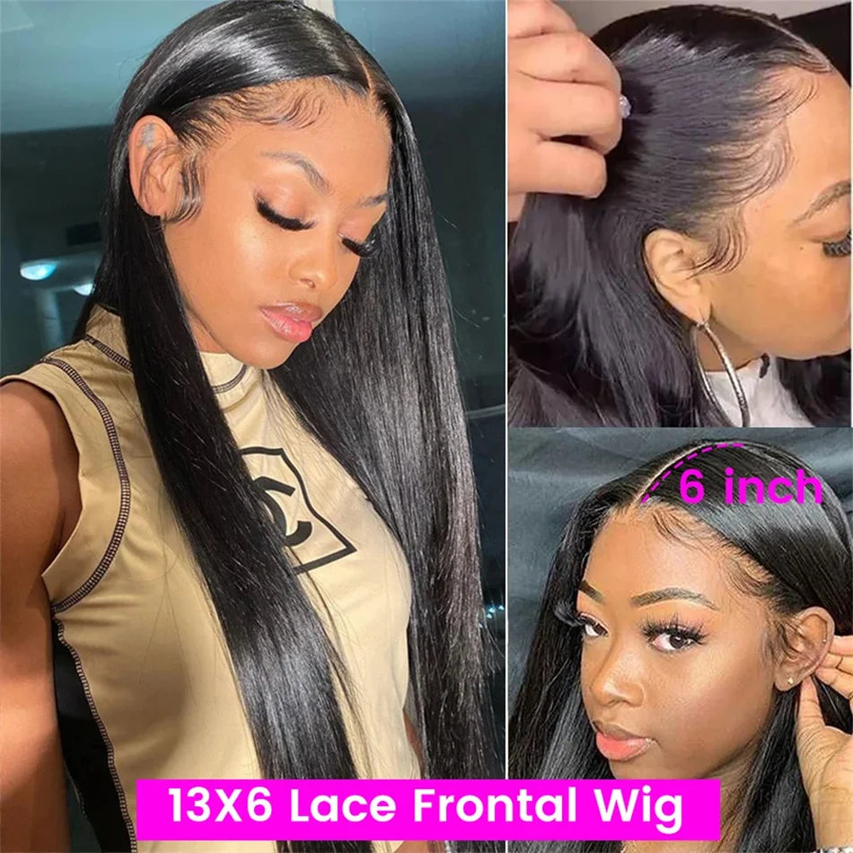 30 40 Inch Straight Lace Front Wigs Human Hair 13x6 Hd Lace Frontal Wig 13x4 Bone Straight Human Hair Wigs For Black Women Remy