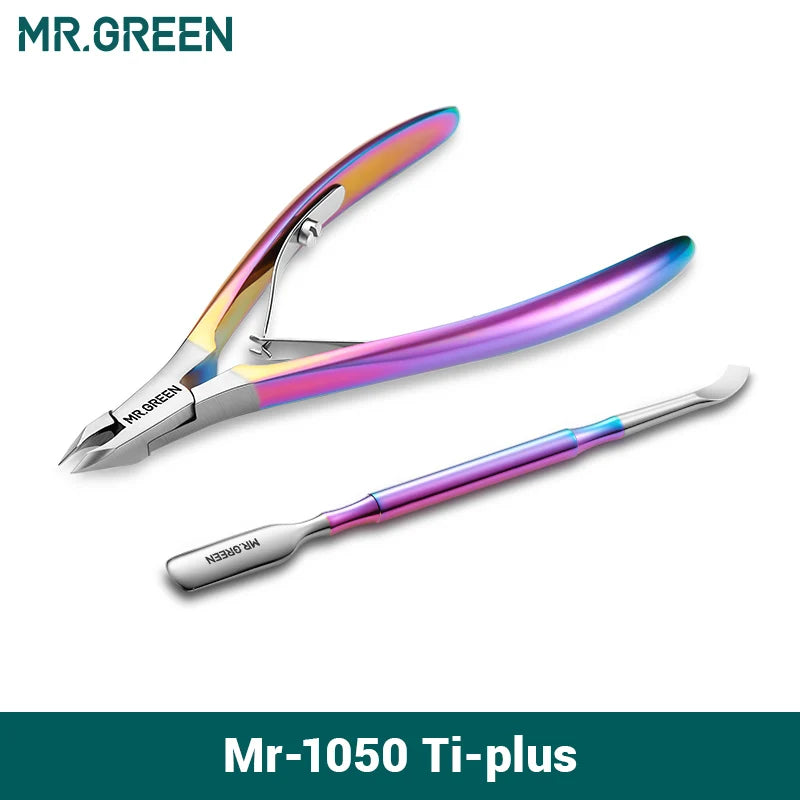 MR.GREEN Gorgeous Colorful Cuticle Nippers Cuticle Clippers Nail Manicure Scissors Trimmer Dead Skin Remover Stainless Stee Tool
