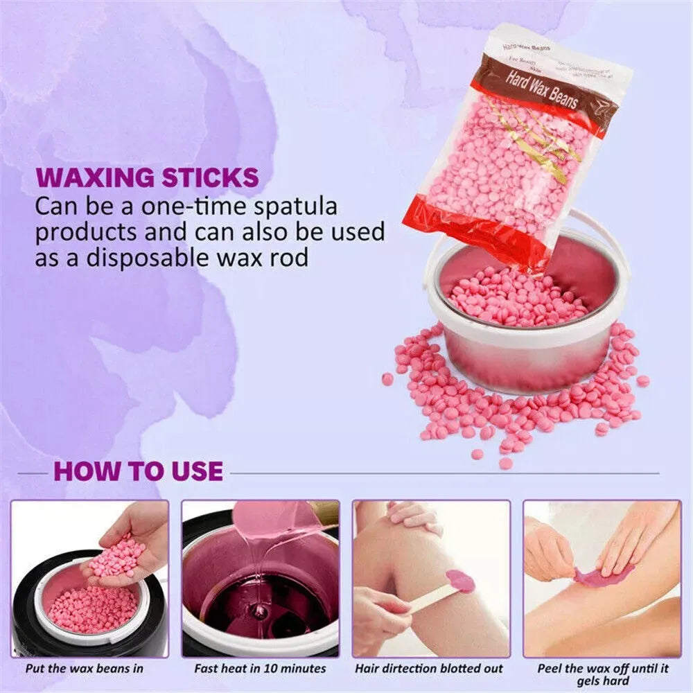 500ml Wax Machine for Hair Removal Paraffin Heater Waxing Beans Depilatory Epilator Warmer Wax-melting Pot Wax Heater