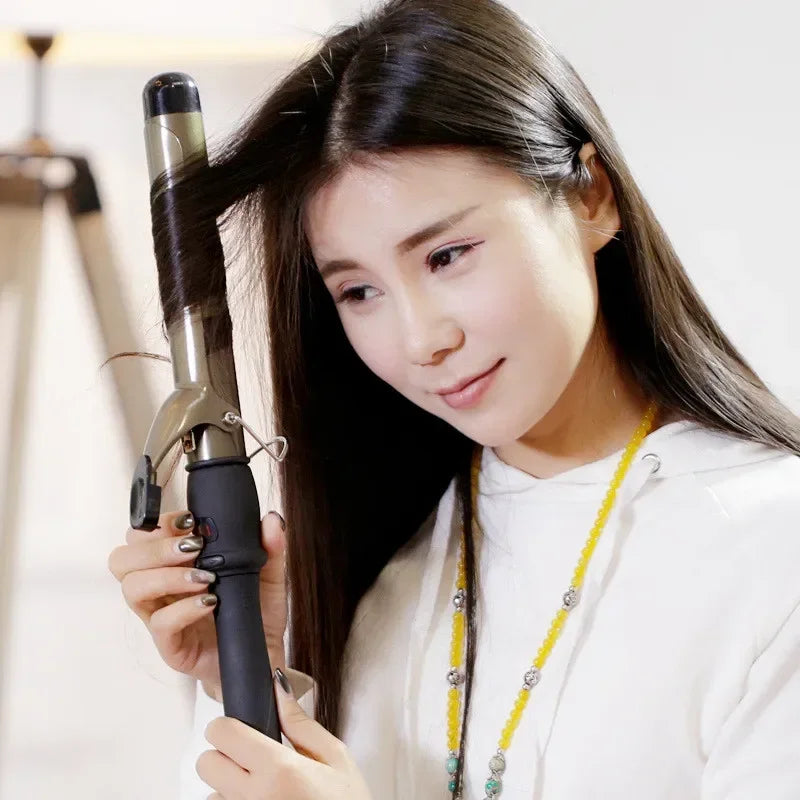 Professional 22mm 32mm LCD Hair Curler Adjustment Temperature Hair Curler Ceramic Curling Roller Wand Wavers Styling Tool