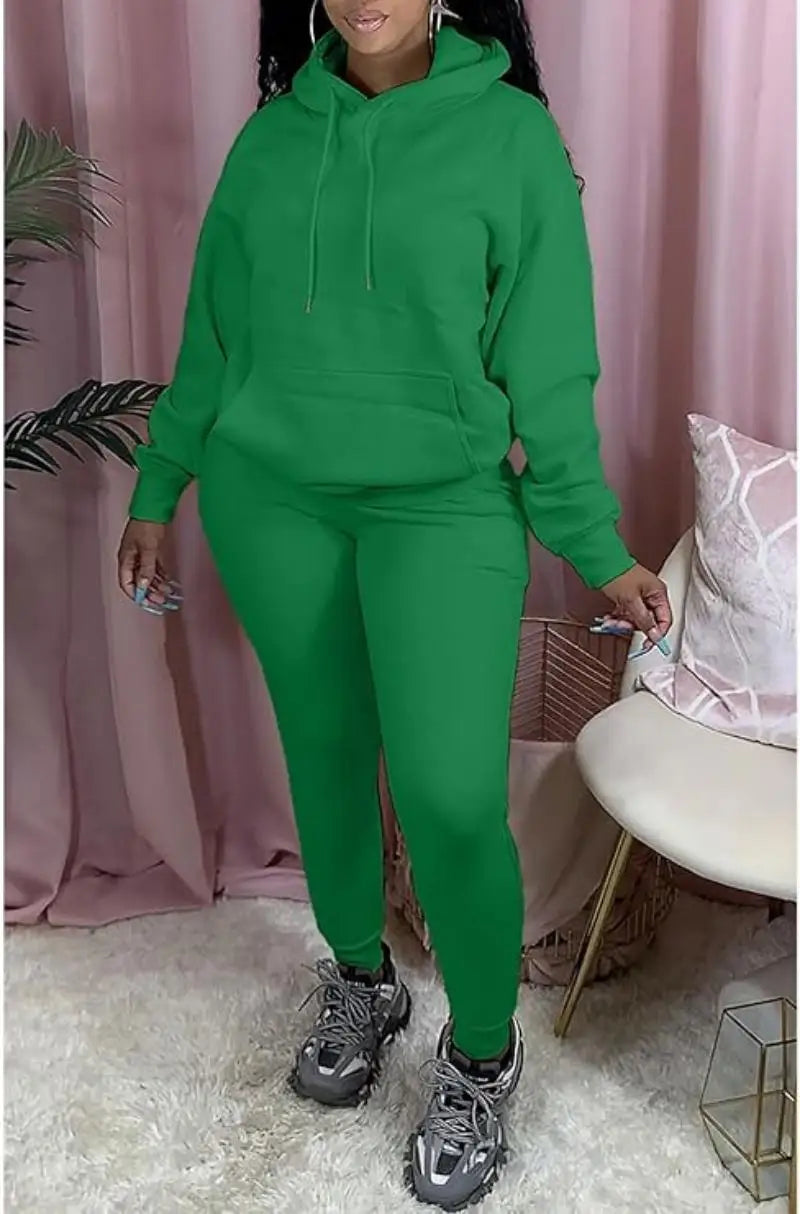 Sweatsuits for Women Set 2 Piece Outfits Long Sleeve Hoodie Top and Jogger Pants casual Tracksuit