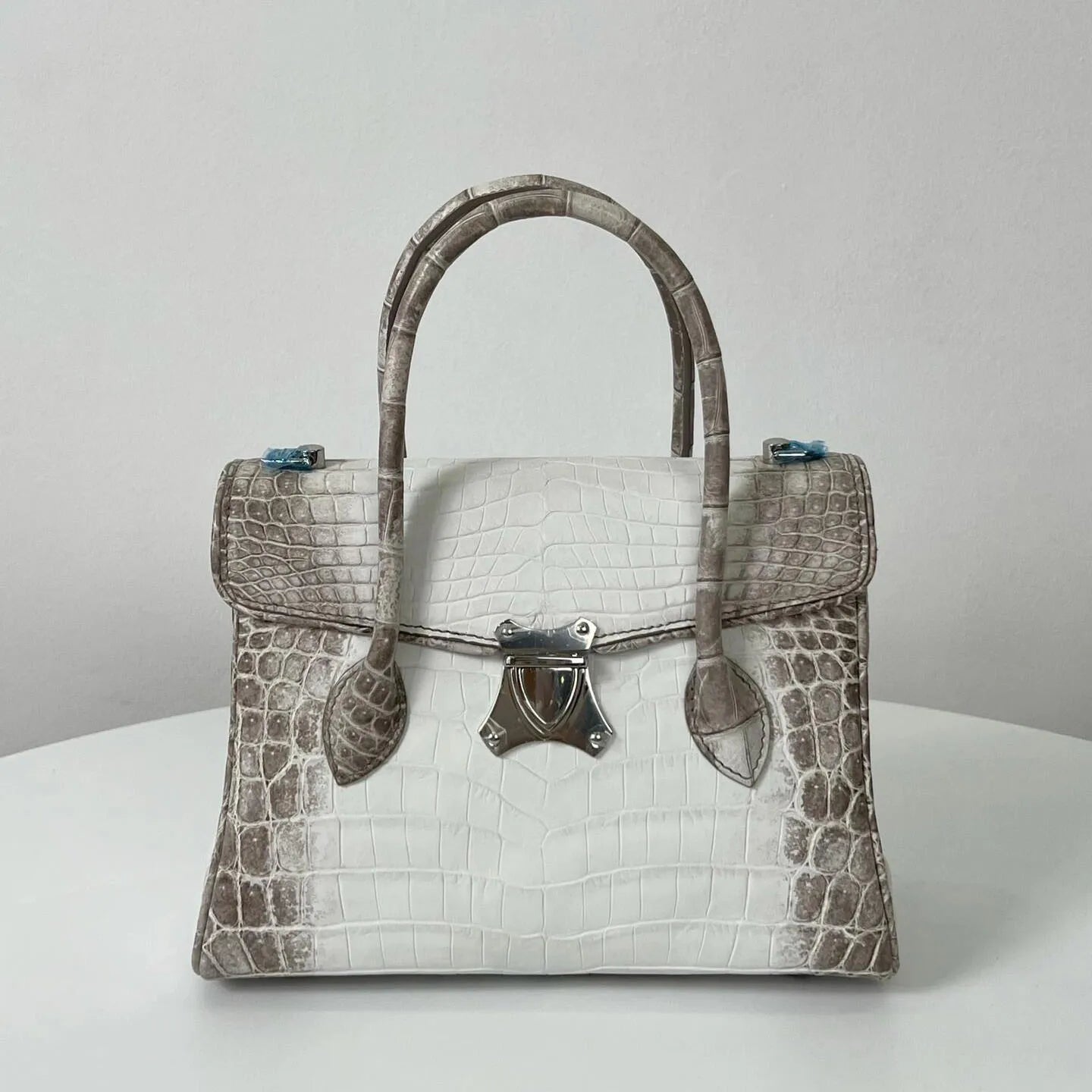 Luxury brand designer handbag handmade Himalayan crocodile leather women's bag of top quality [supports personal customization]