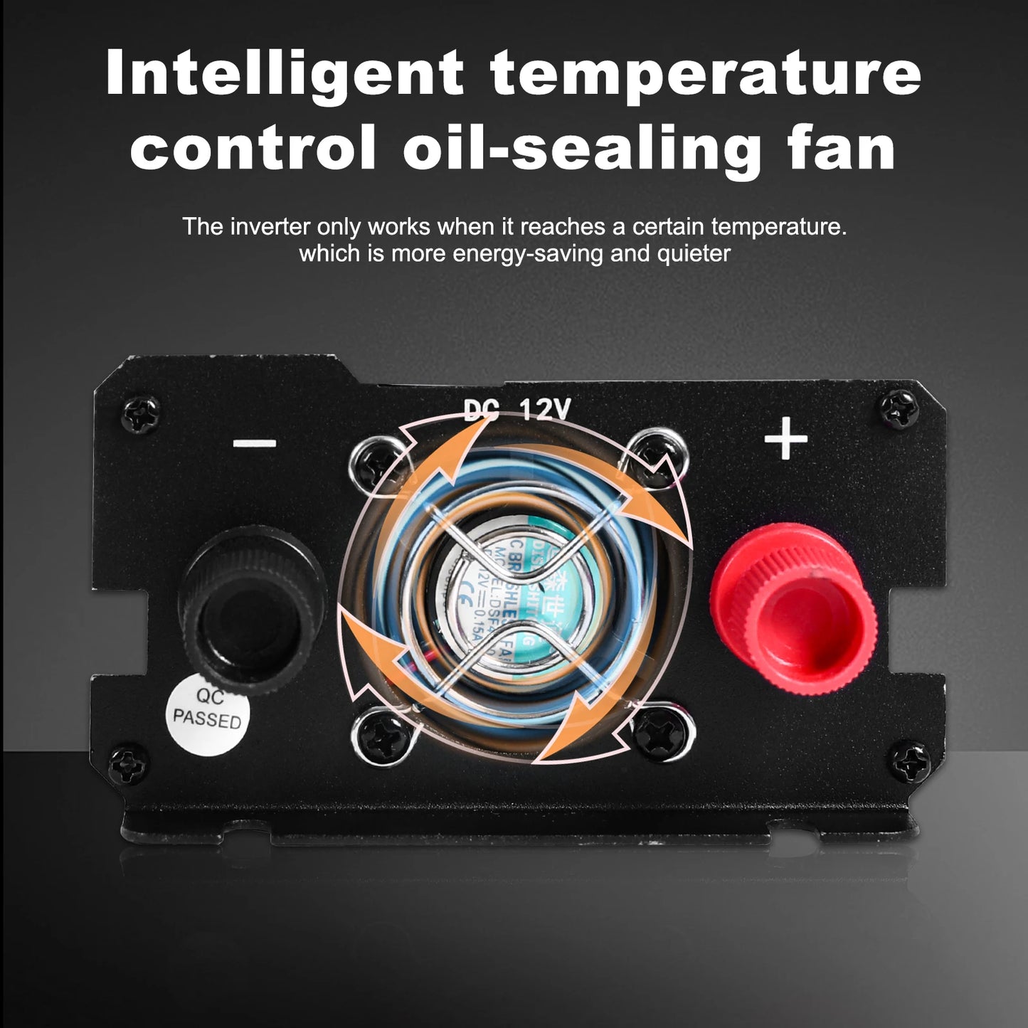 Car Converter Power Inverter DC 12V To AC 110V Sine Wave Solar Power Converter LCD Home RV Solar Adapter 4 USB Ports