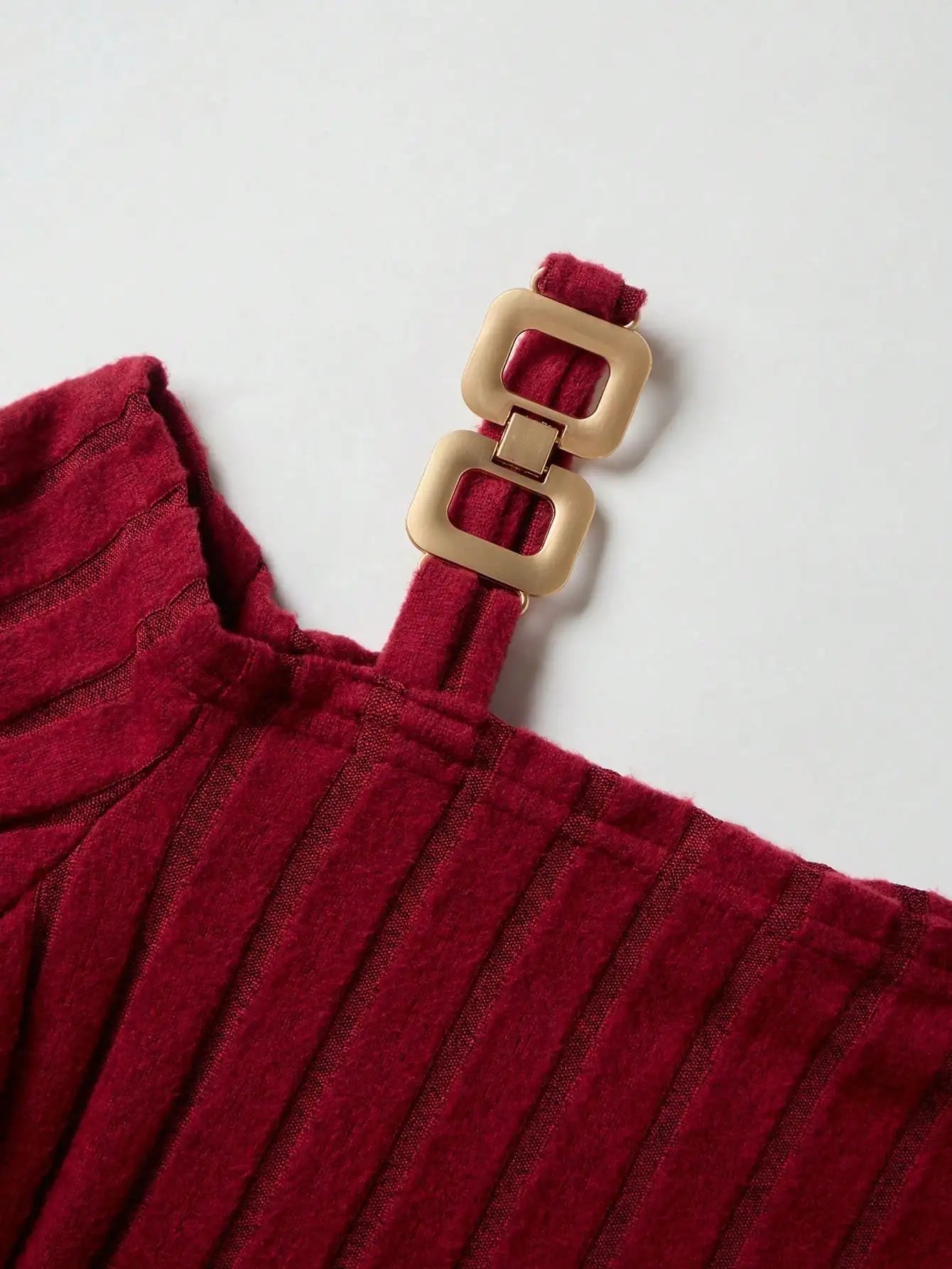 Women's Ribbed Knit Off-Shoulder Bodycon Dress - Mini/Long Sleeve for Holiday Party/Wedding Guest