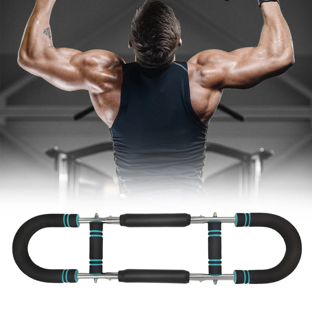 Hand Strength Grip Trainer Portable Twister Arm Exerciser 2 Adjustable Level Spring Workout Bar Home Fitness Equipment