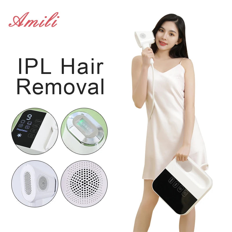 IPL Laser Hair Removal Device  Beauty Salon Grade Home Hair Remover Device with Cooling System, IPL Body Painless Laser Hai
