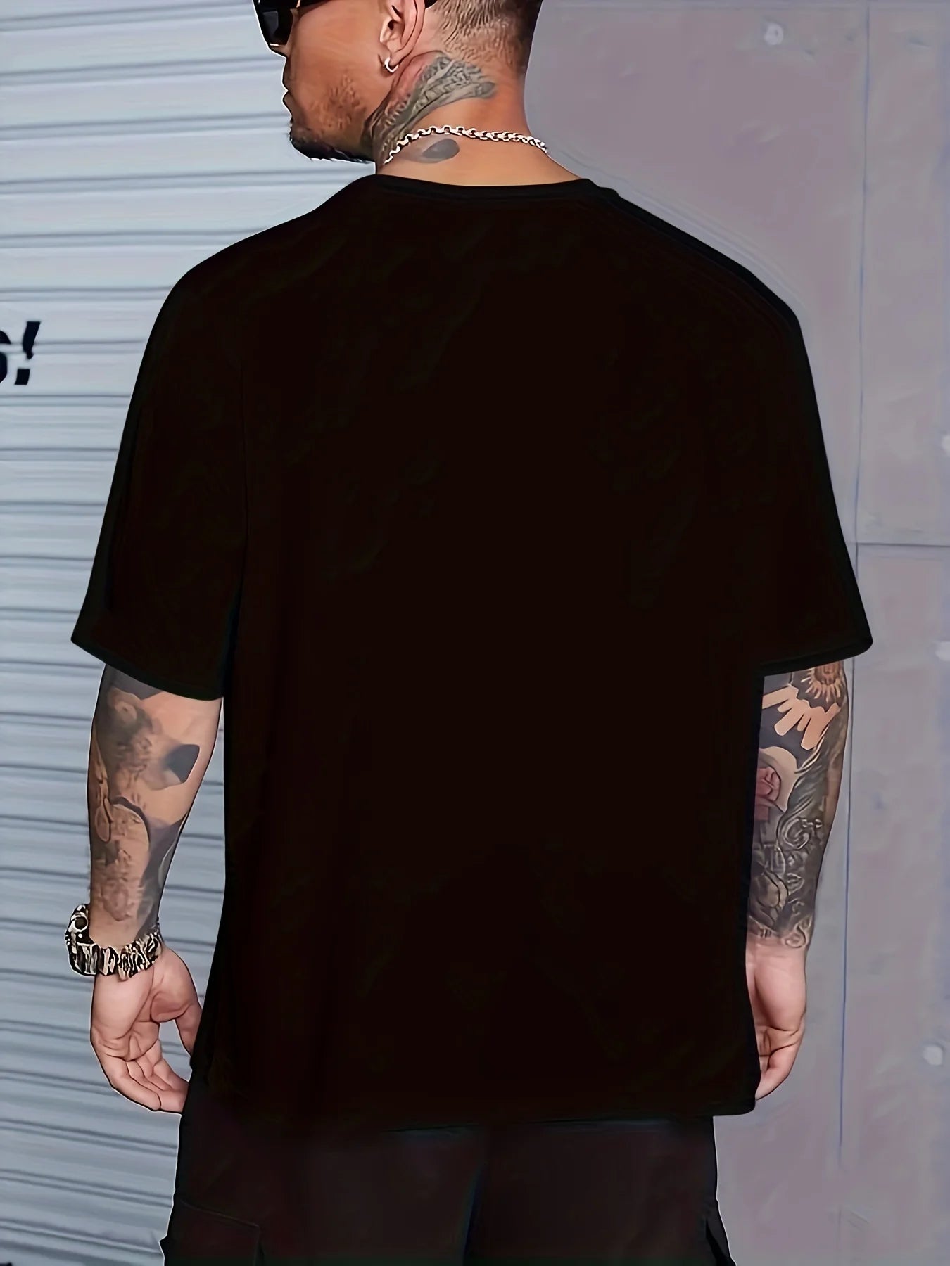 Breathable, Comfy, Slight Stretch, Patterned Print Tee with CALLED A DAD Design for All-Season Wear - Machine Washable