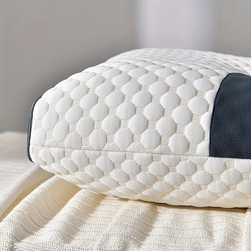 Local warehouse Knitted Massage Neck Pillow For Sleeping Soft, Adjustable Ergonomic Orthopedic Contour Support,helo to sleep