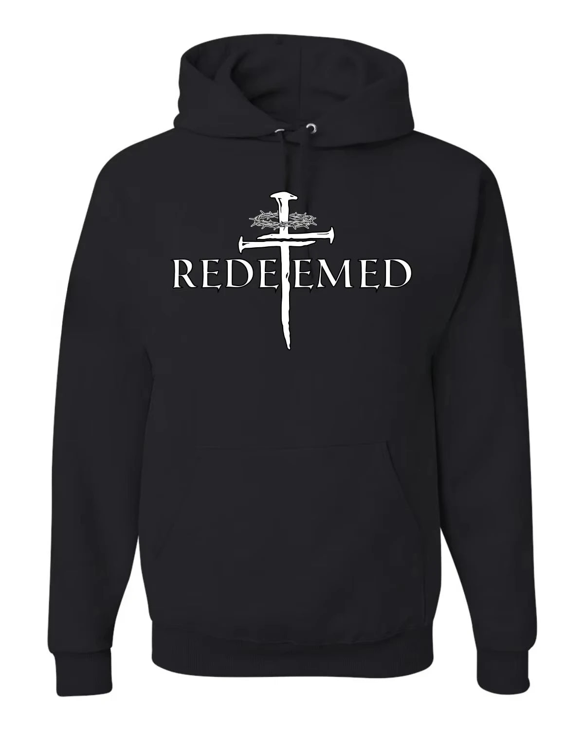 Redeemed Cross Jesus Christ Nails Faith Hoodie Sweatshirt High-end Luxury Is for Both Men and Women Top Y2k