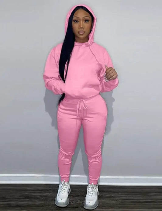 Sweatsuits for Women Set 2 Piece Outfits Long Sleeve Hoodie Top and Jogger Pants casual Tracksuit