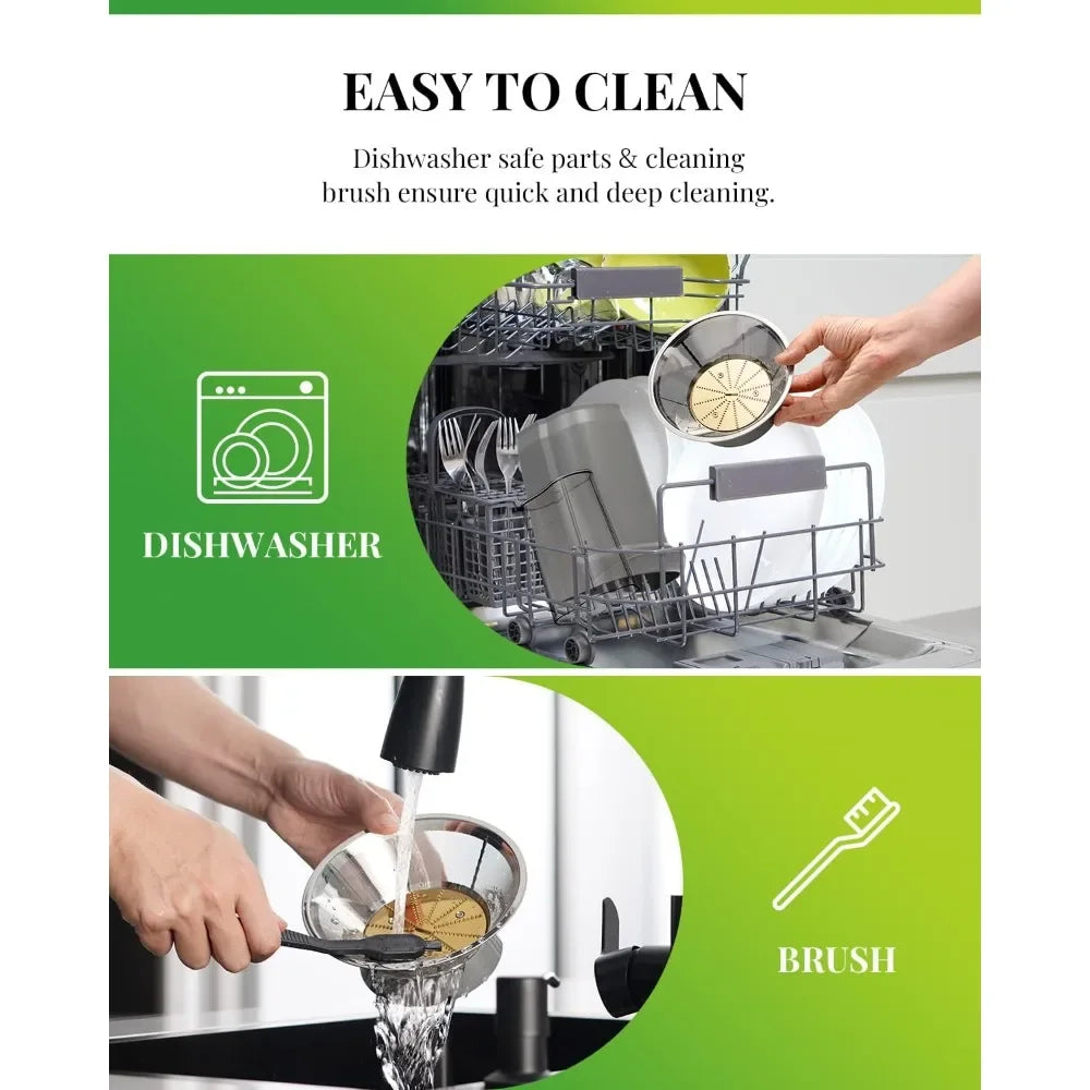 Customizable 1300W 【Extra Large】 Juicer Machines with Larger 3.2” Feed Chute, Titanium Enhanced Cut Disc Centrifugal Juice Extra