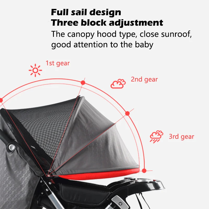 Twins baby stroller,Lightweight ,travel friendly ,ultra comfort and folding
