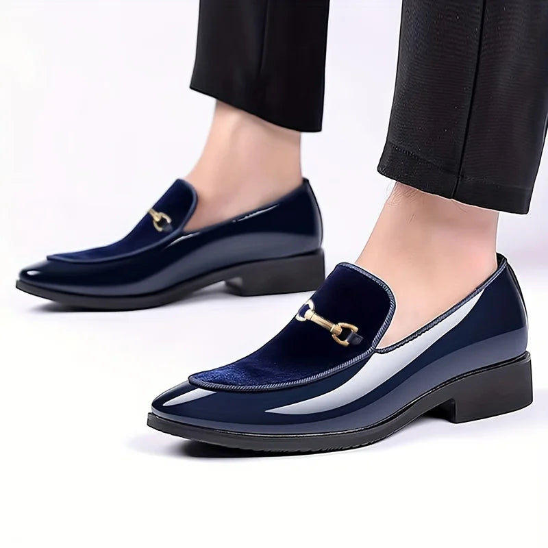 All-Season 's Dress Loafers  Slip-On, Non-Slip, PU , Versatile Pointed Toe Shoes for Daily Elegance and Comfort